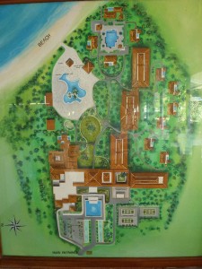 Die Anlage steht nicht rechtwinklig zum Ocean