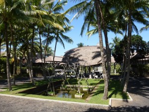 Ein starkes Feng Shui vor dem Wellnesshotel